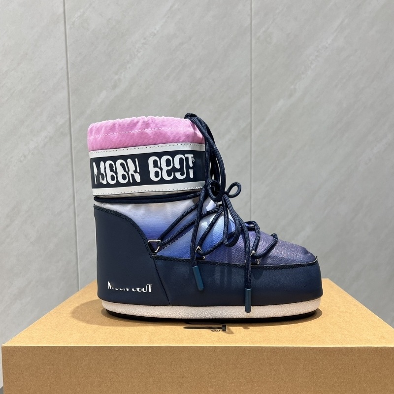高定25ss秋冬新款月亮靴雪地靴系列内增高防滑保暖丑萌滑雪鞋短靴 66