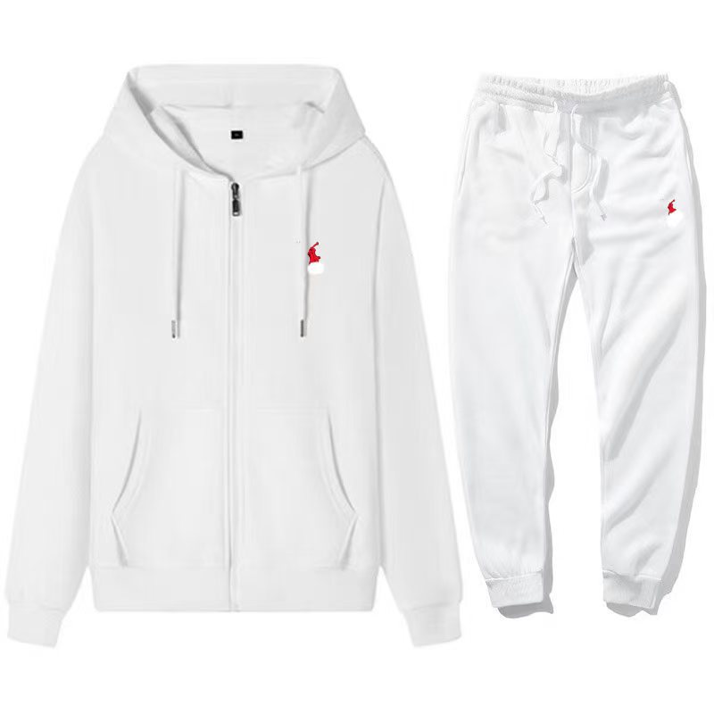 拉链套装白色红标