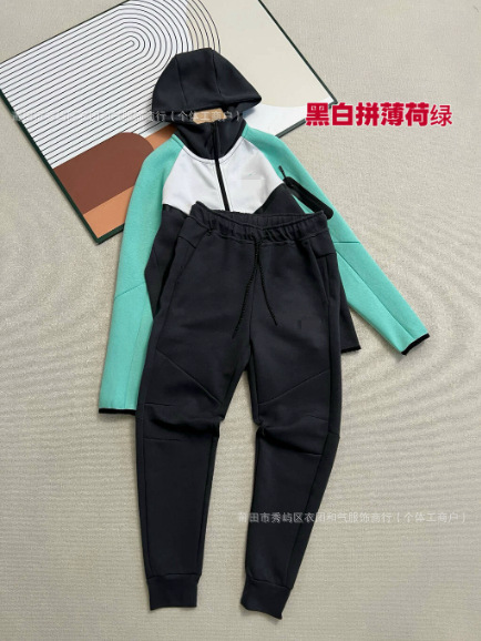 2025春秋休闲运动压胶科技拉链外套卫裤套装950和496 22