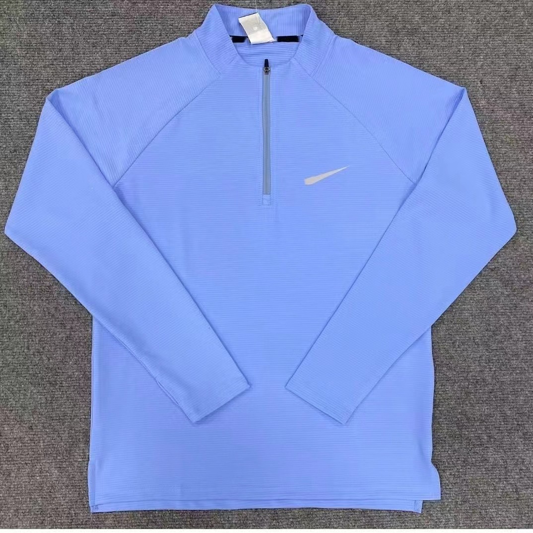 新款体育生训练半拉链春秋训练服长袖运动训练跑步上衣透气反光潮 4
