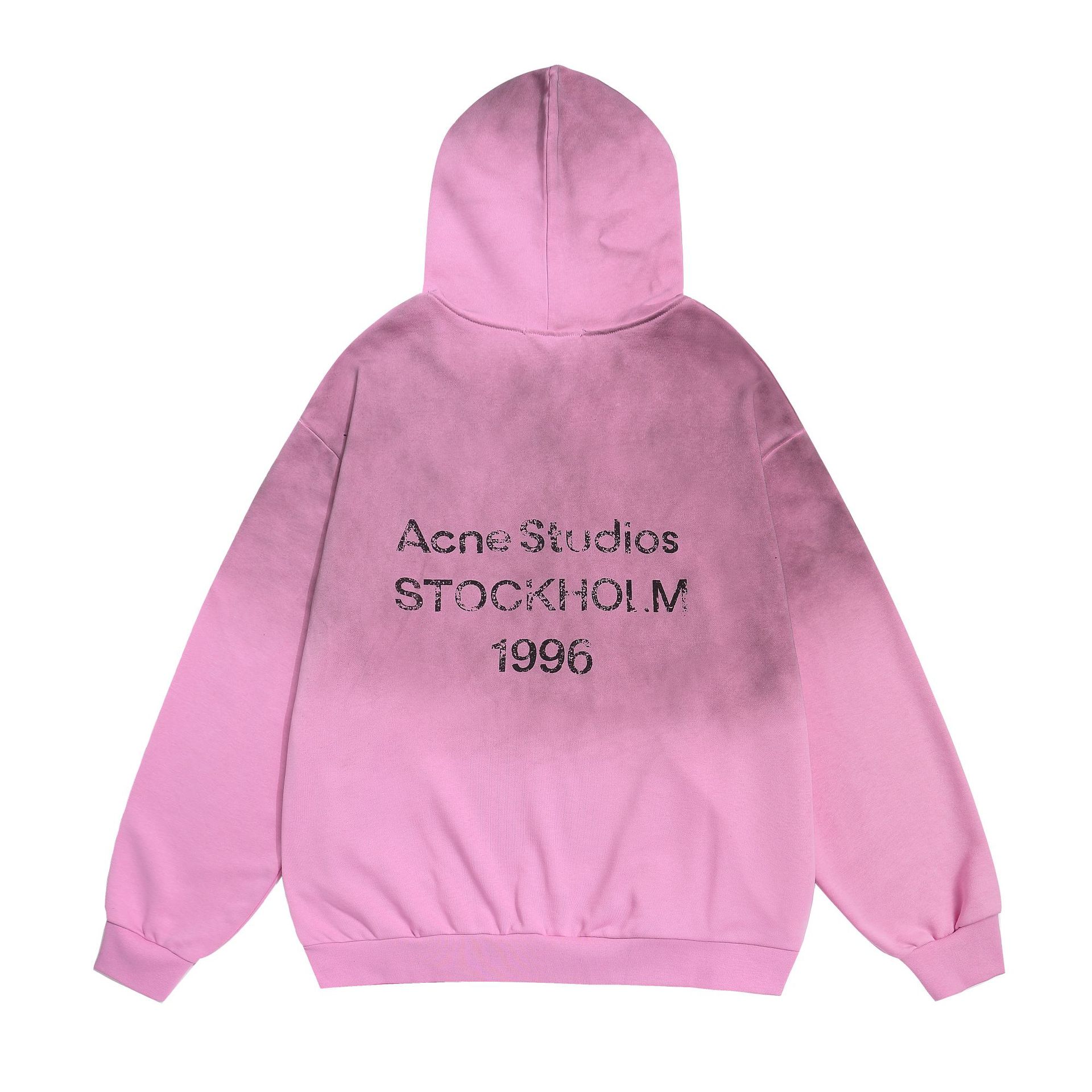 跨境潮牌AC1996烫钻字母印花水洗做旧轻奢男女宽松纯棉长袖T恤 33