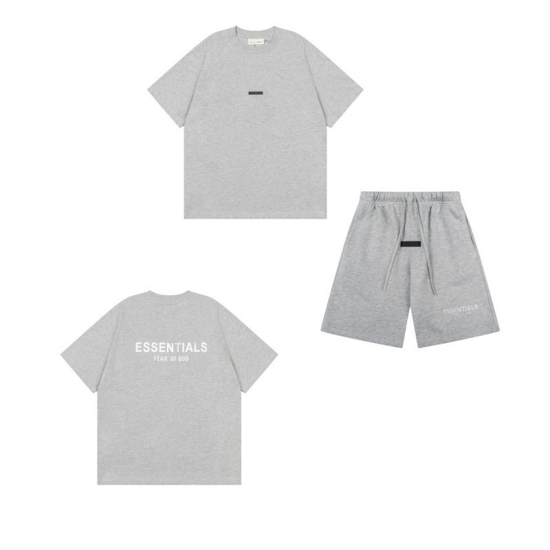 新款FEAR OF GOD ESSENTIALS植绒字母男女休闲宽松加绒连帽卫衣潮 54