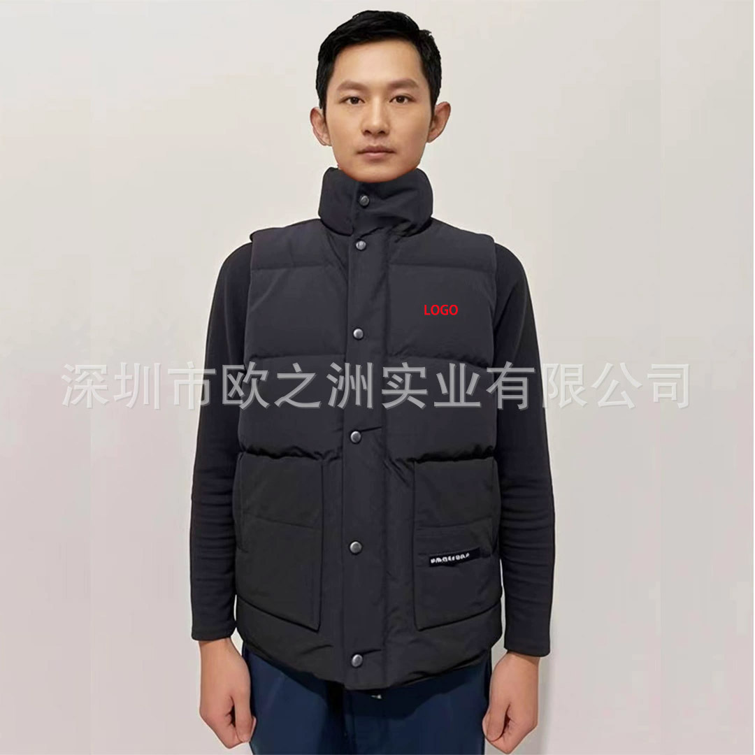Palm Moose Men Gilet Body Warmer Puffer Down Vest男羽绒马甲 24