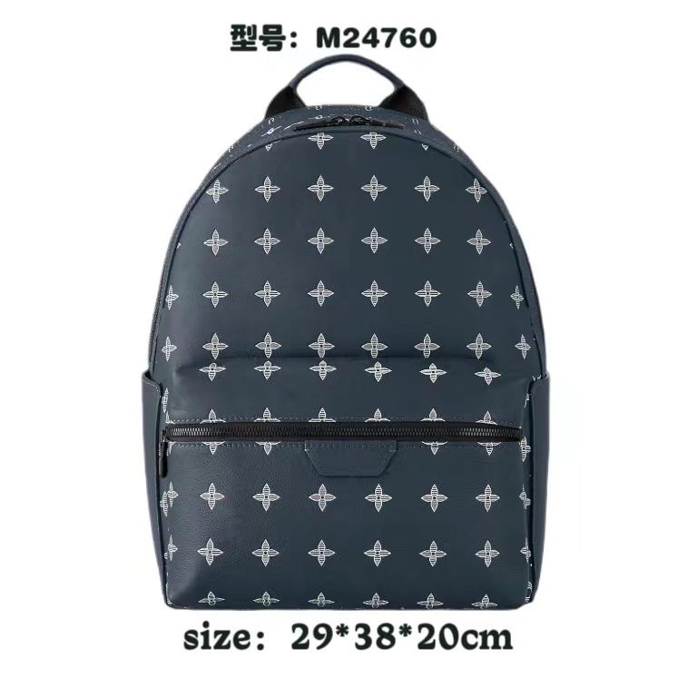 2024新款欧美双肩包男士大容量商务背包时尚书包防水背包学生书包 16