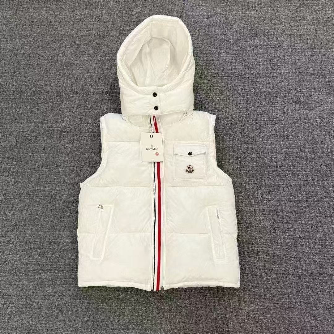 蒙家同款彩条NFC棉服跨境棉衣可拆卸连帽马甲男女情侣背心冬季 3