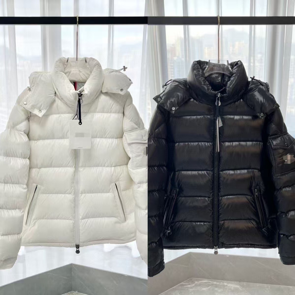 跨境热销情侣款男女同款防寒服棉服短款加厚棉服保暖连帽免洗外套 3