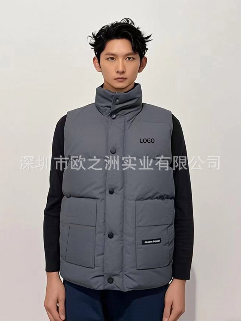 Palm Moose Men Gilet Body Warmer Puffer Down Vest男羽绒马甲 9