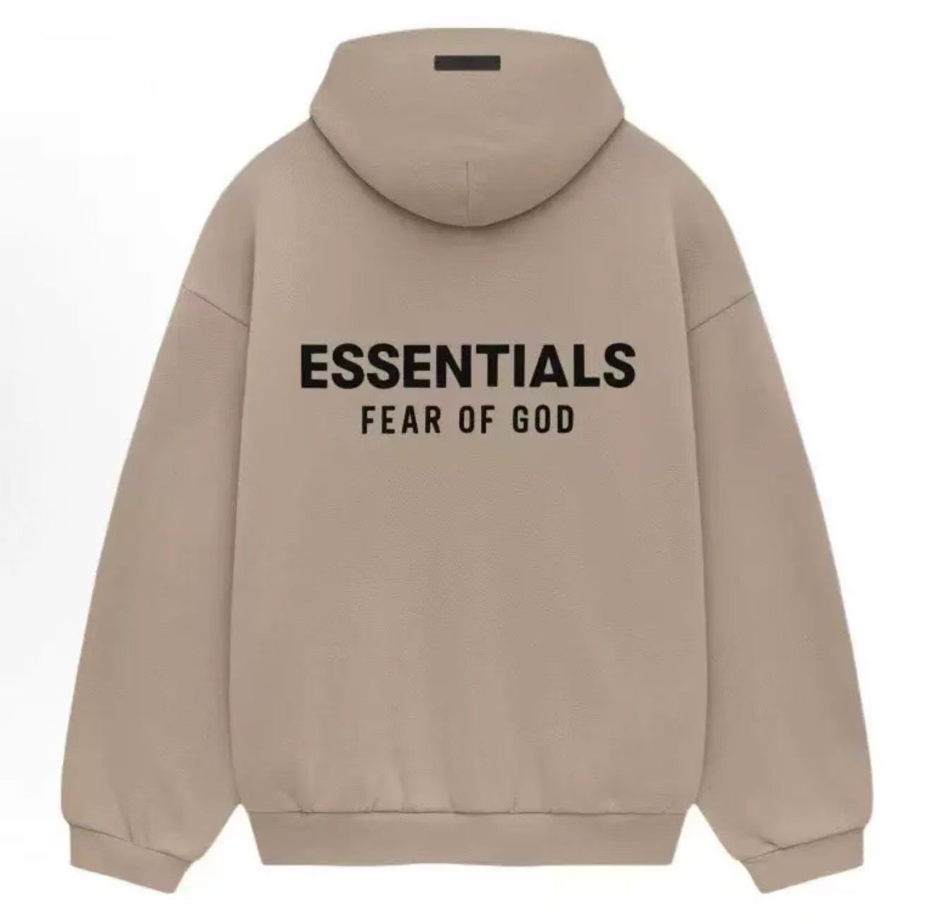 Essentials FW24 HolidayCore系列连帽简约舒适加绒字母套头卫衣 6