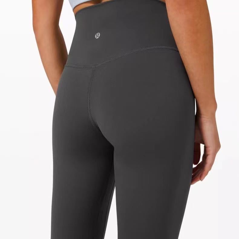 LuLu同款瑜伽无尴尬线运动健身裤服紧身蜜桃提臀高腰裸感瑜伽裤女