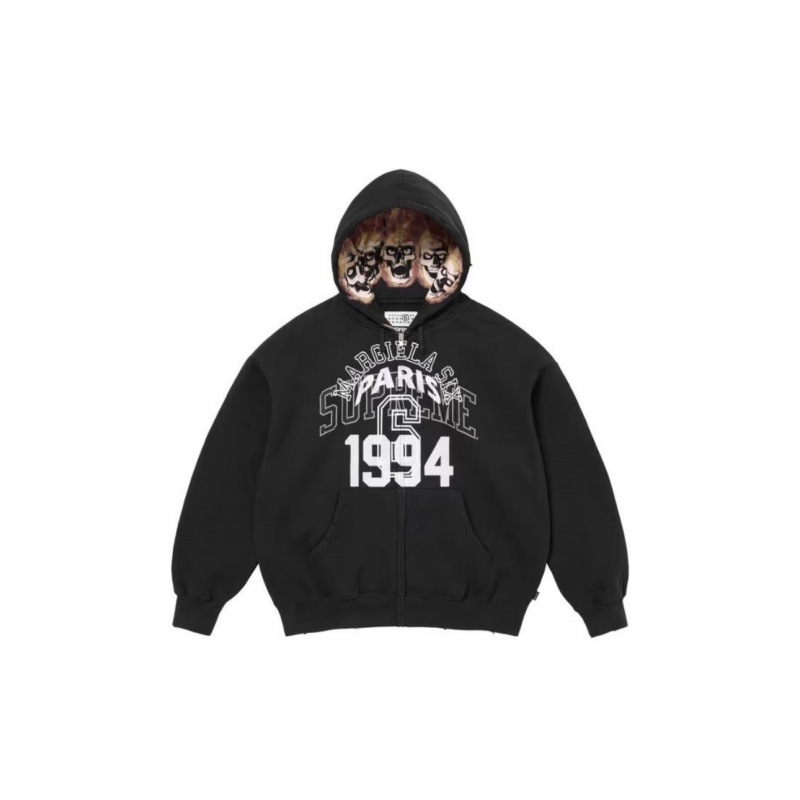 高版本supreme25SS 潮牌HOODED SWEATSHIRT 大LOGO加绒帽衫卫衣 84
