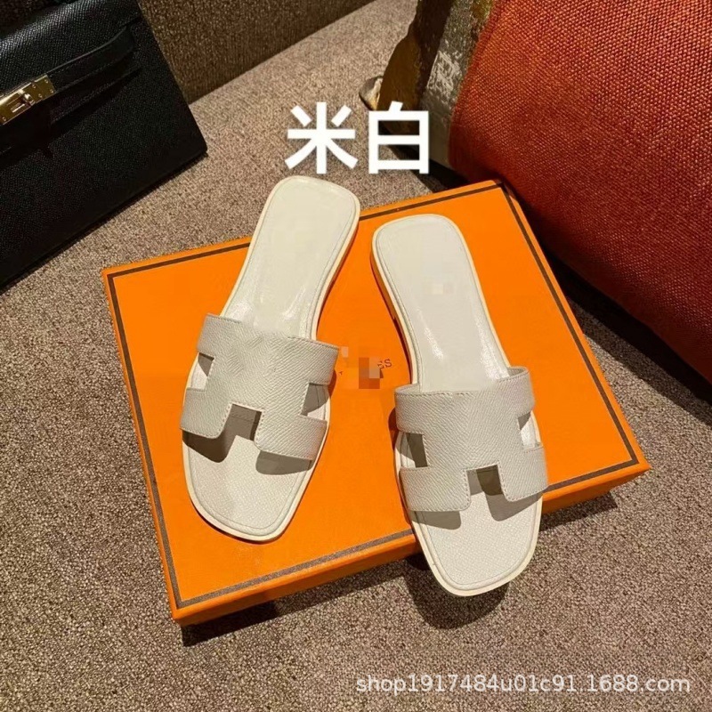 欧洲站外贸专供H家拖鞋夏季防滑外穿必备一字凉拖鞋Y标经典款批发 8