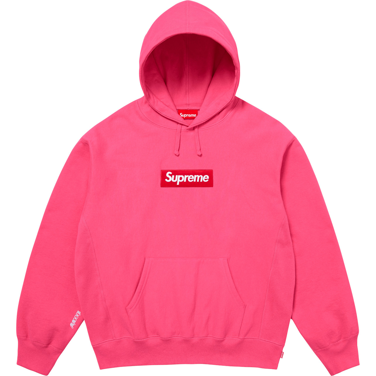 高版本supreme25SS 潮牌HOODED SWEATSHIRT 大LOGO加绒帽衫卫衣 7