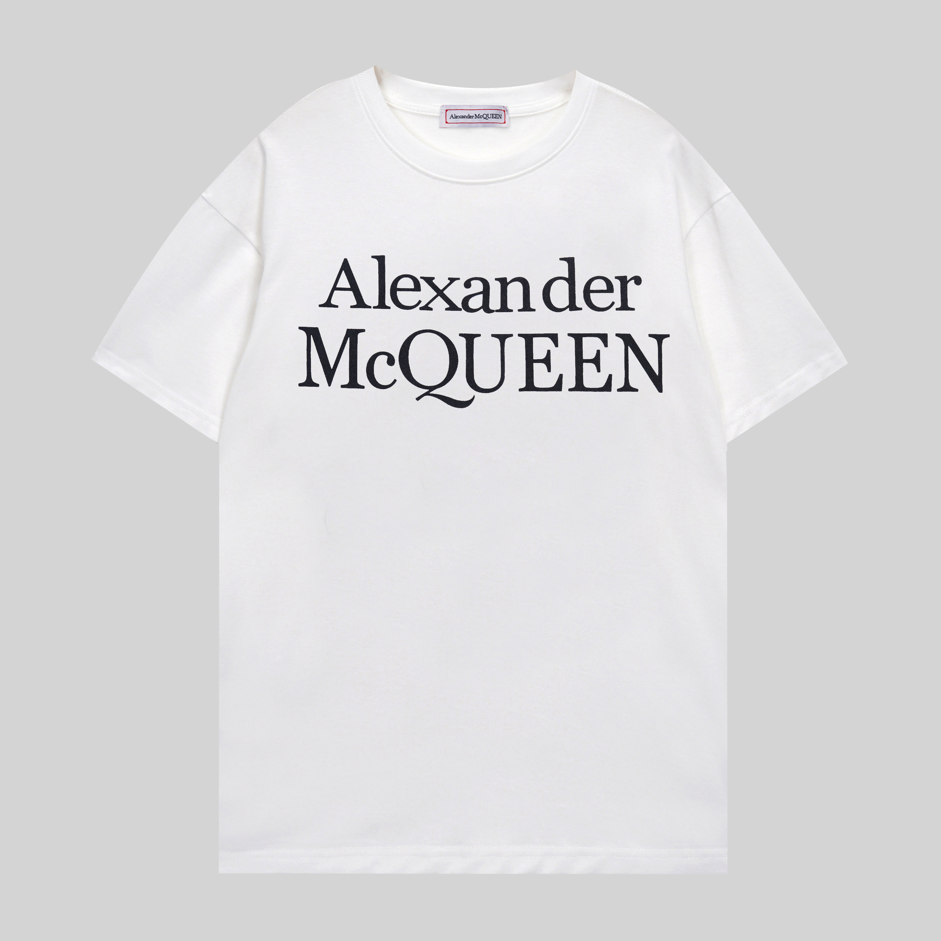 麦昆帽衫 跨境潮牌Alexander Mcqueen字母涂鸦炫彩男女款连帽卫衣 11