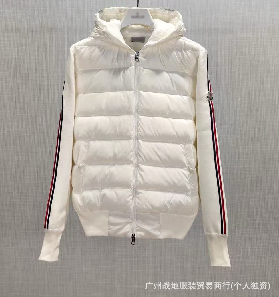 跨境高版本外贸M玛雅黑色经典羽绒服白鸭绒舒适保暖防寒连帽外套 43