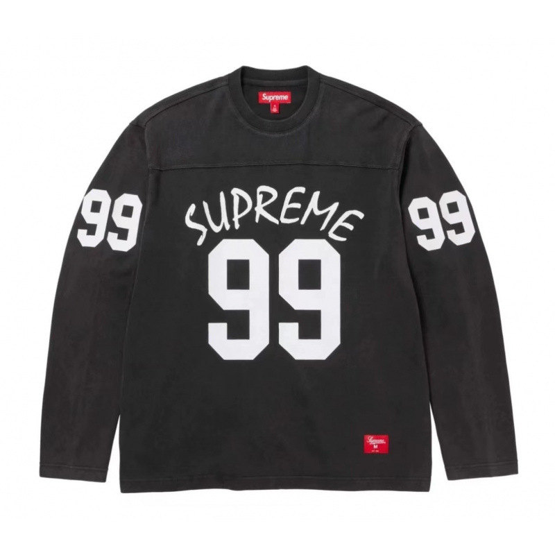 高版本supreme25SS 潮牌HOODED SWEATSHIRT 大LOGO加绒帽衫卫衣 86