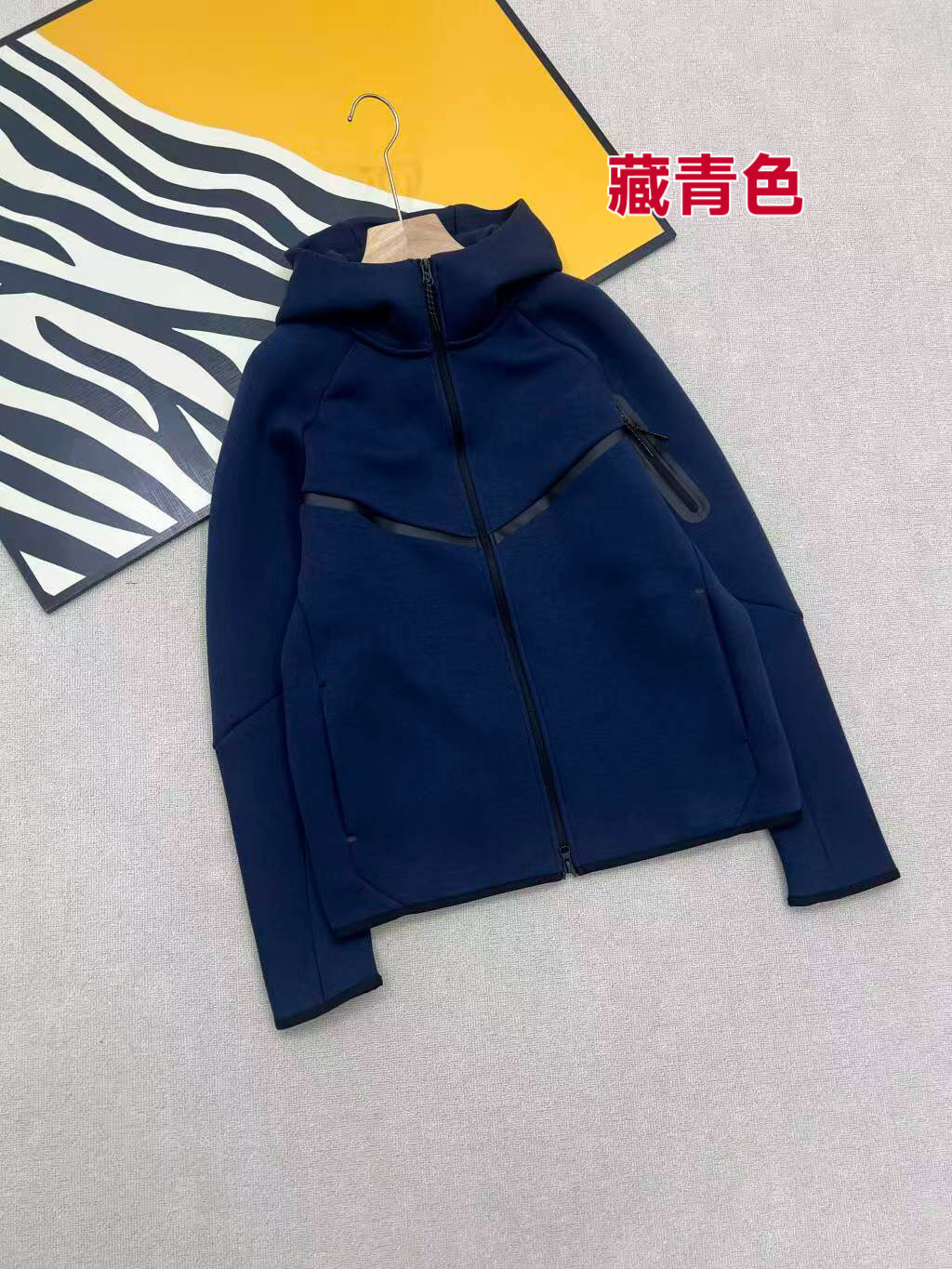 25春秋休闲运动压胶TECHFIEECE科技拉链套装外套卫裤950+496 19