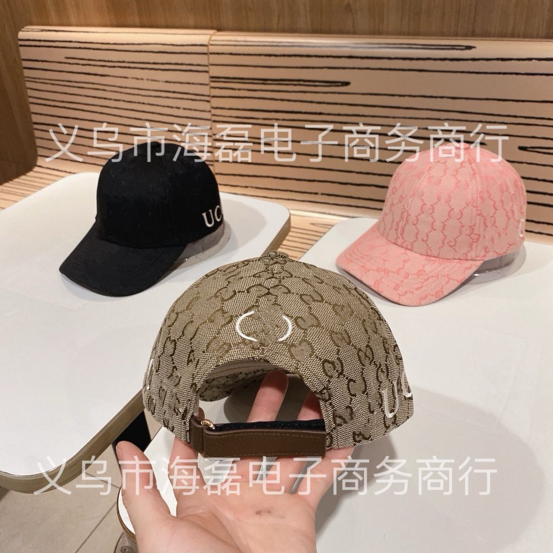 跨境韩版秋冬季男女款刺绣棒球帽防晒字母鸭舌帽圆标提花遮阳帽 4