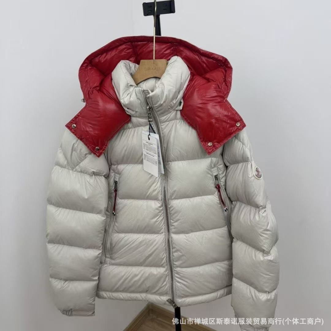 蒙家Maya高版本加厚防风羽绒棉服男女同款亮面保暖连帽外套外贸 15
