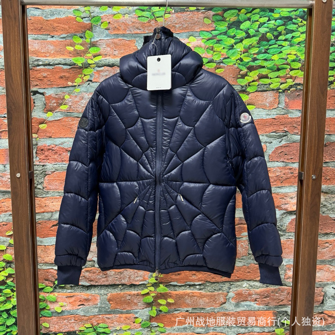 跨境高版本外贸M玛雅黑色经典羽绒服白鸭绒舒适保暖防寒连帽外套 19