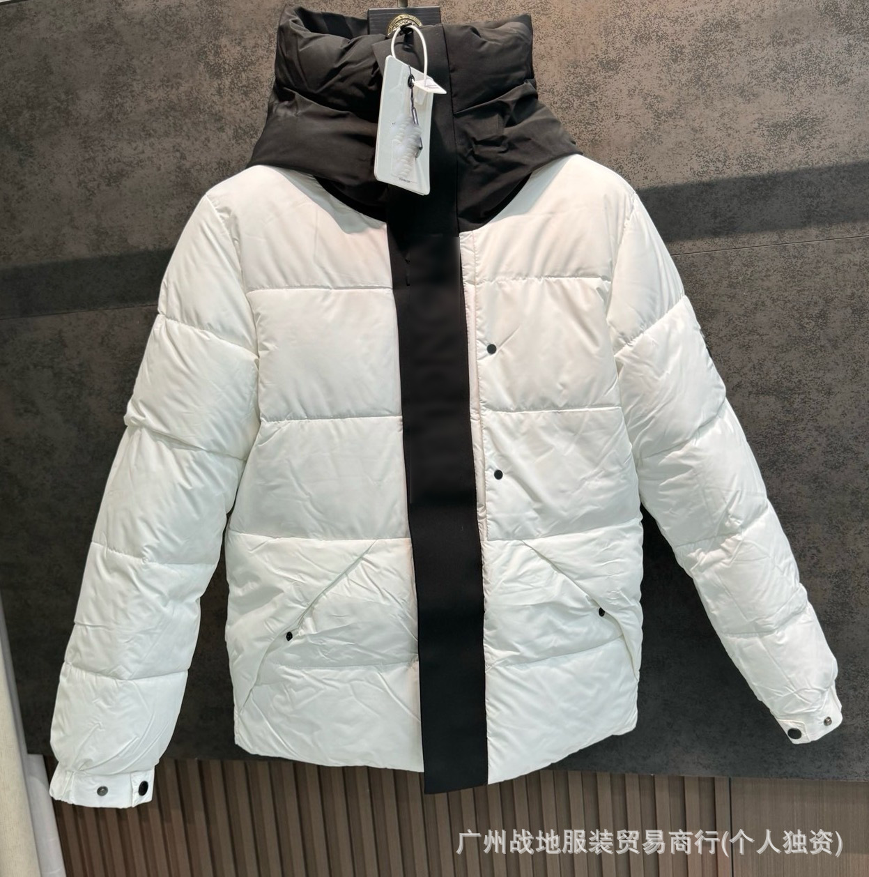 跨境高版本外贸M玛雅黑色经典羽绒服白鸭绒舒适保暖防寒连帽外套 10