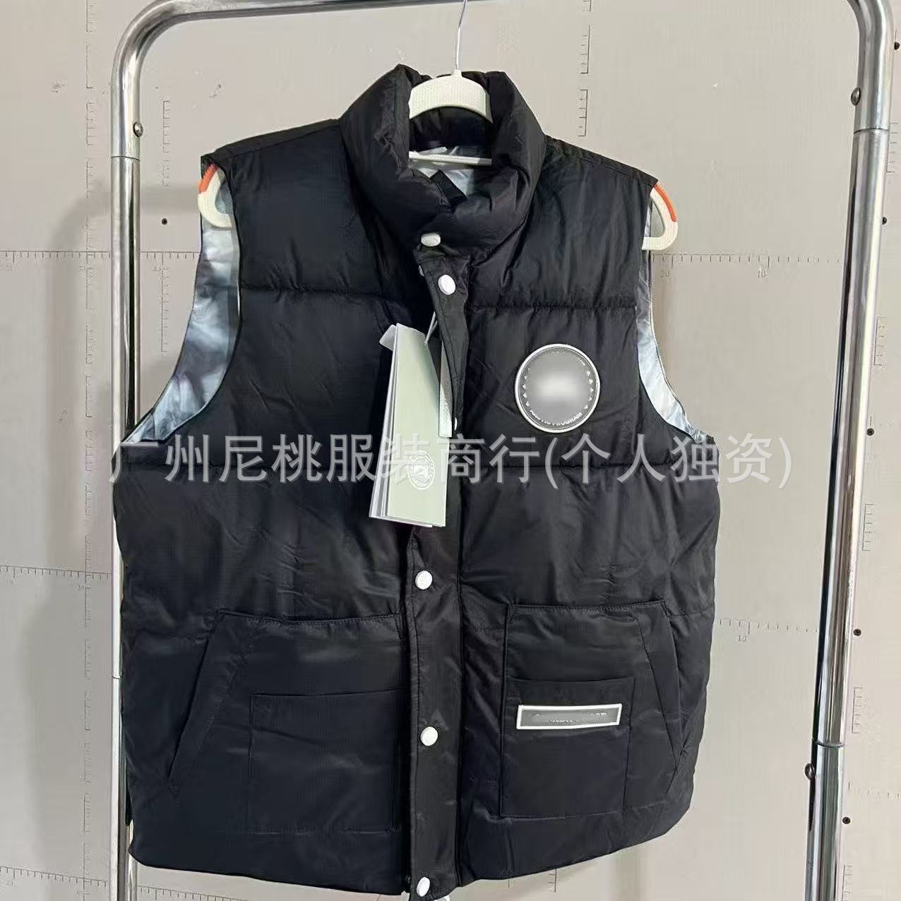 新款正确版鹅大口袋男女情侣派克棉服连帽加厚保暖防风外套 9