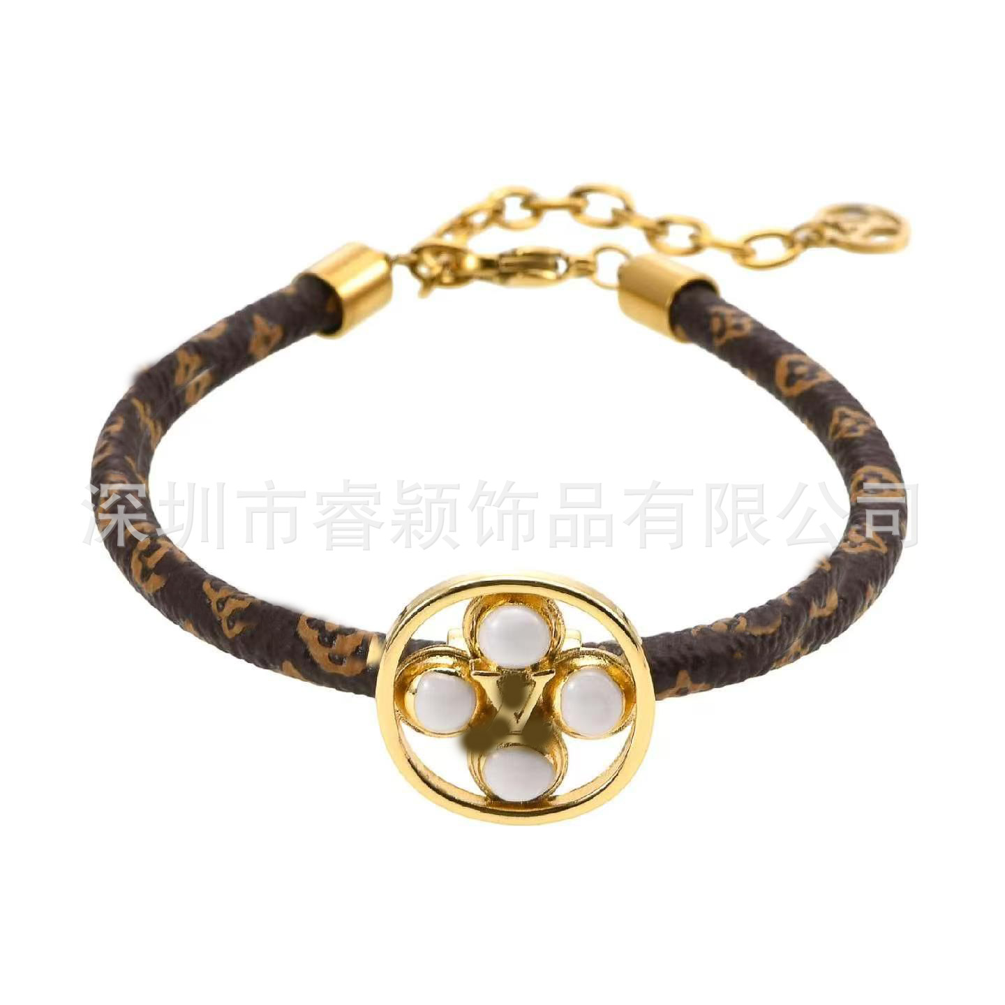 驴家手镯牛皮绳环系列几何型大牌同款中古拆皮独立包装亚马逊跨境 22
