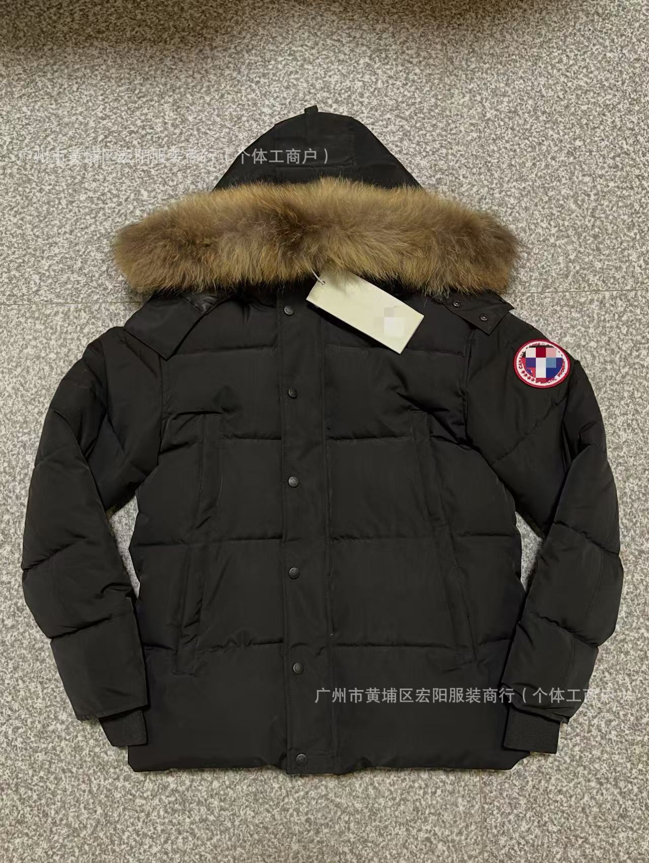 29款大鹅毛领大口袋男女同款派克棉服宽松连帽加厚保暖中长款外套 22