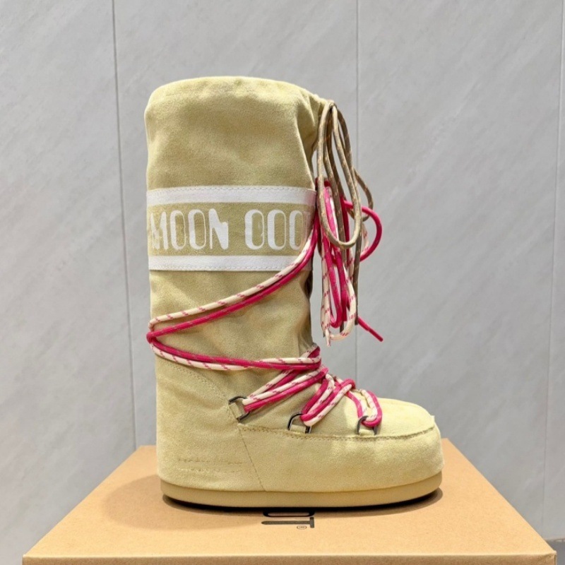 高定25ss秋冬新款月亮靴雪地靴系列内增高防滑保暖丑萌滑雪鞋短靴 59
