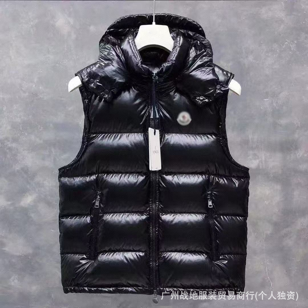 跨境高版本外贸M玛雅黑色经典羽绒服白鸭绒舒适保暖防寒连帽外套 18