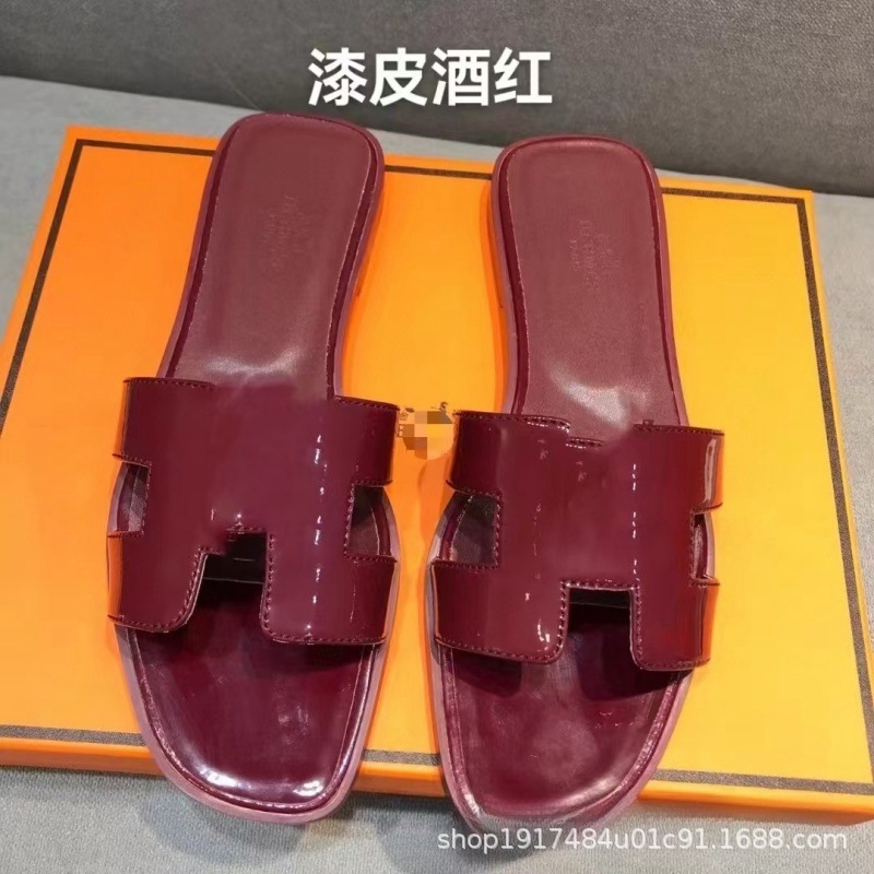 欧洲站外贸专供H家拖鞋夏季防滑外穿必备一字凉拖鞋Y标经典款批发 35