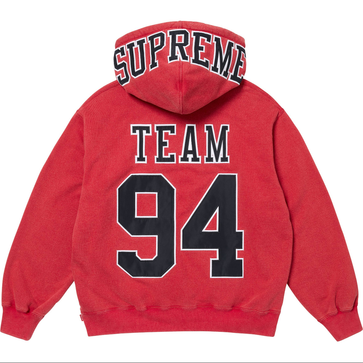 高版本supreme25SS 潮牌HOODED SWEATSHIRT 大LOGO加绒帽衫卫衣 25