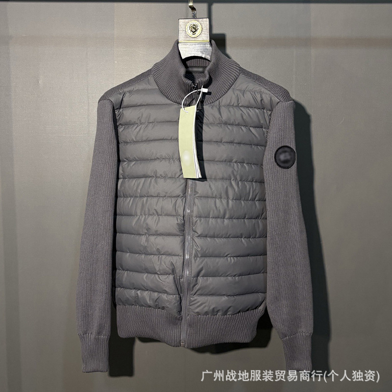 新款高端正确版大鹅大口袋男女情侣派克棉服连帽加厚保暖防风外套 50