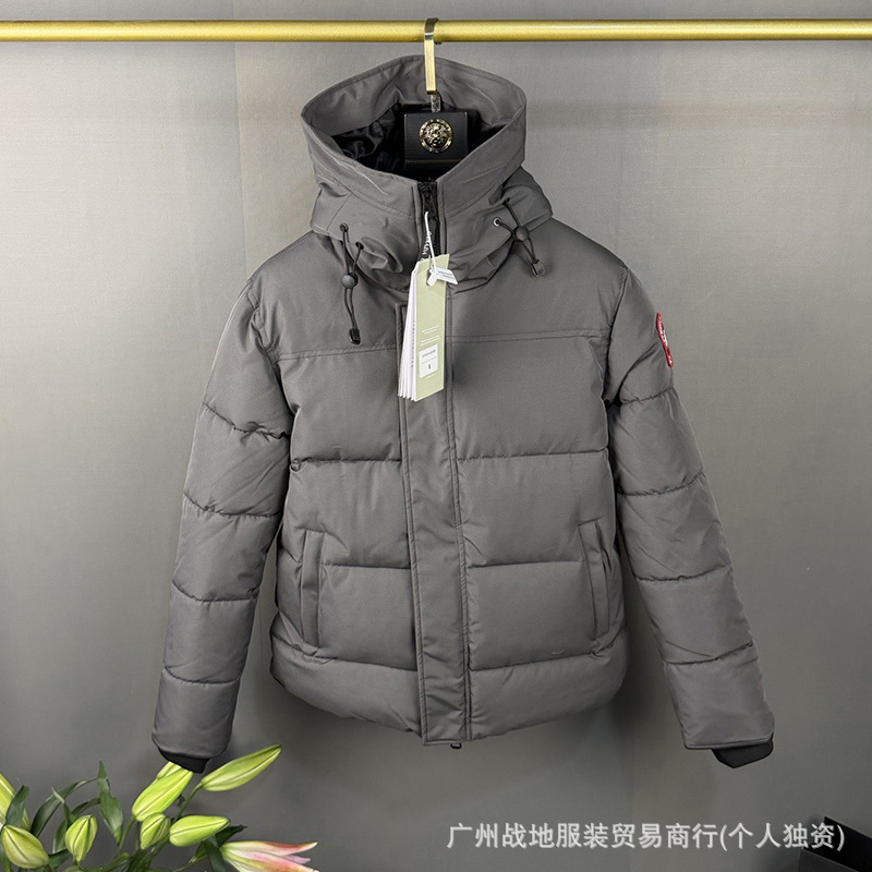 新款高端正确版大鹅大口袋男女情侣派克棉服连帽加厚保暖防风外套 60