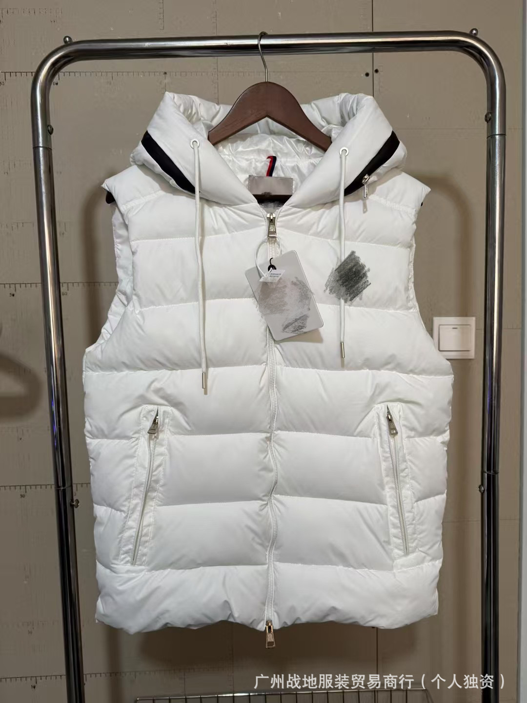 跨境高版本外贸M玛雅黑色经典羽绒服白鸭绒舒适保暖防寒连帽外套 26