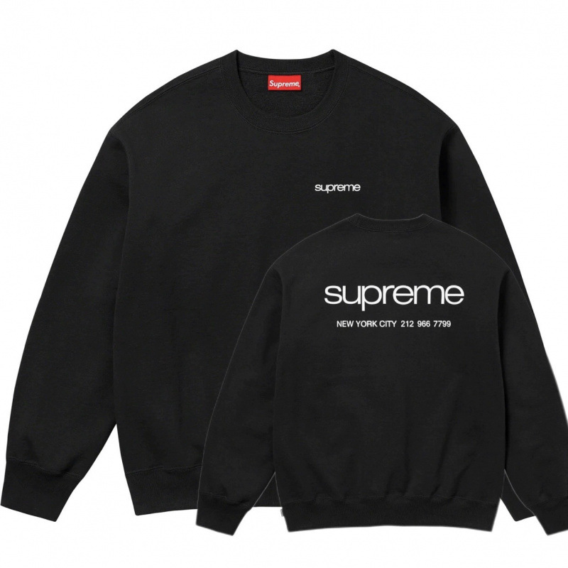 高版本supreme25SS 潮牌HOODED SWEATSHIRT 大LOGO加绒帽衫卫衣 44