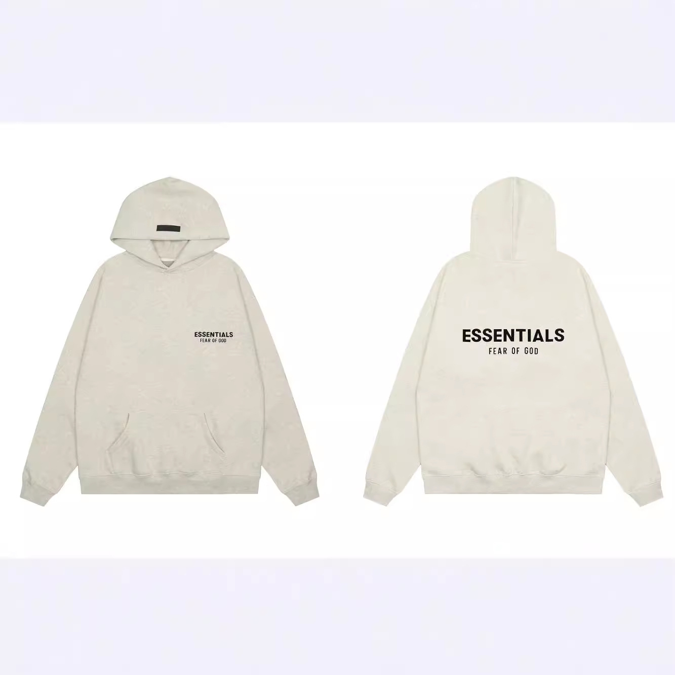 ESSENTIALSFearofGodFOG高品质进口植绒烫画加绒帽衫卫衣卫裤 4