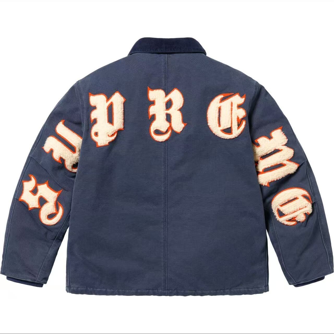 高版本supreme25SS 潮牌HOODED SWEATSHIRT 大LOGO加绒帽衫卫衣 63