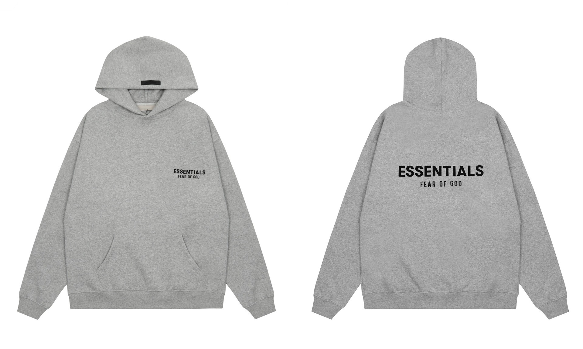 ESSENTIALSFearofGodFOG高品质进口植绒烫画加绒帽衫卫衣卫裤 8