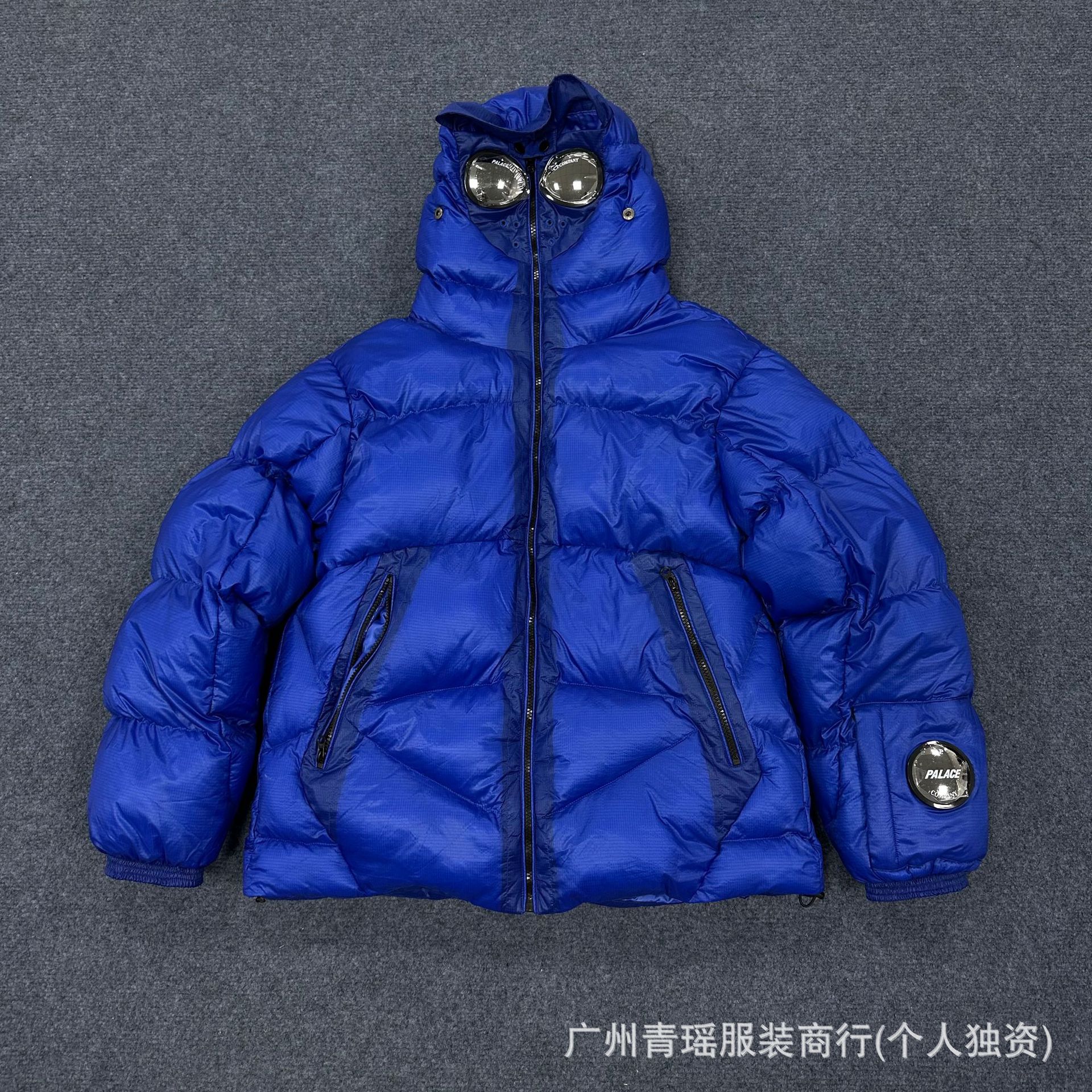 跨境CPCOMPANY冬季加厚保暖棉服眼镜palace联名街头潮流连帽外套 3