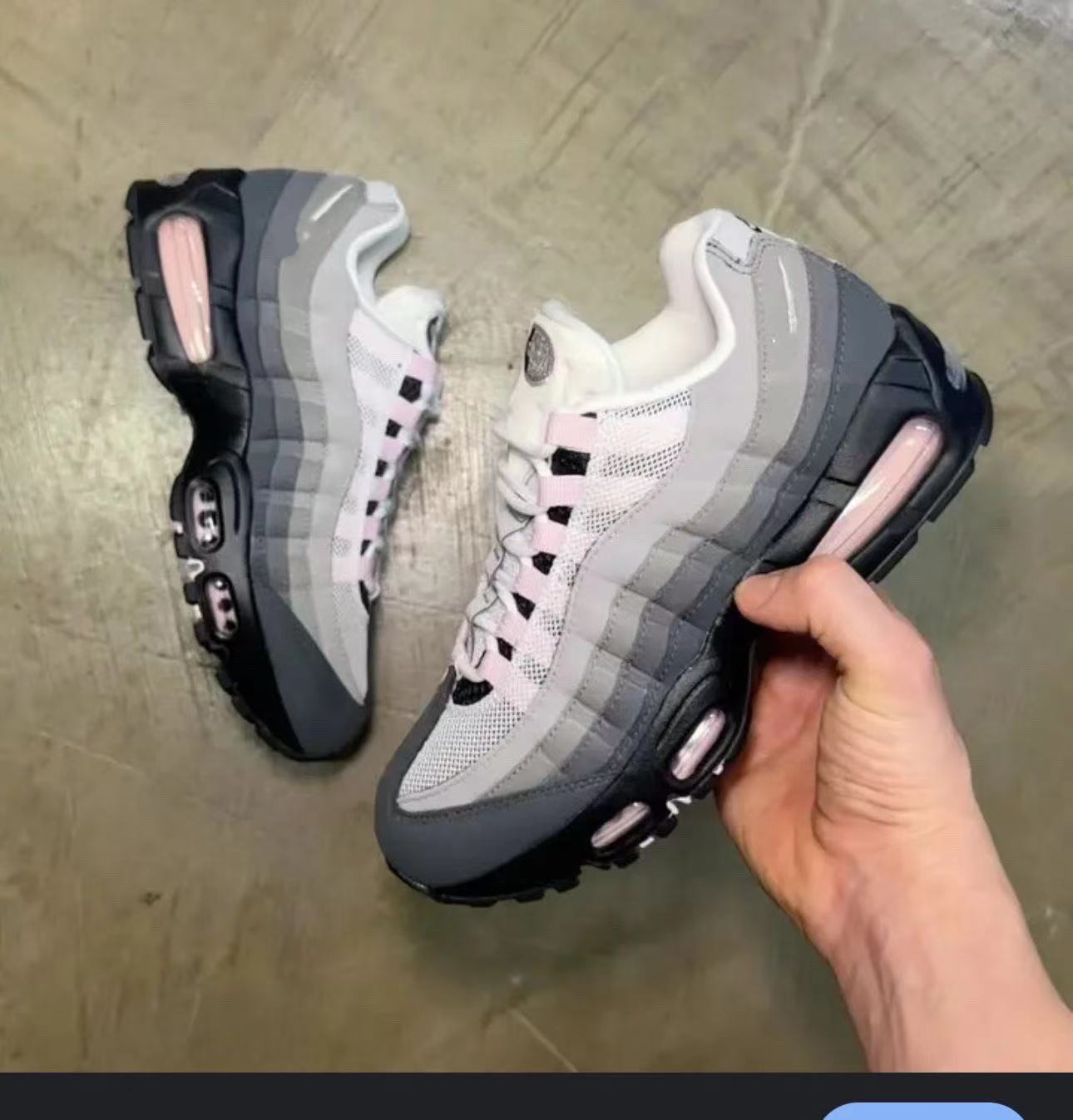 男式运动单鞋气垫减震户外休闲弹簧跑步鞋女鞋大码AIRMAX95跨境 6