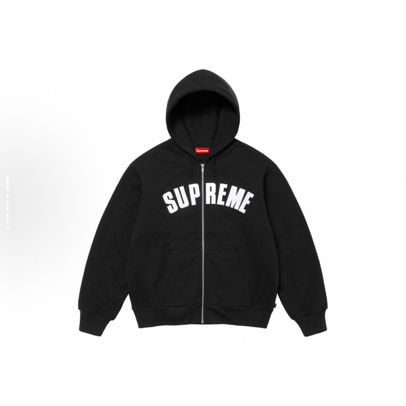 高版本supreme25SS 潮牌HOODED SWEATSHIRT 大LOGO加绒帽衫卫衣 58