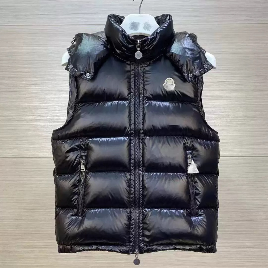 跨境高版本外贸M玛雅黑色经典羽绒服白鸭绒舒适保暖防寒连帽外套 30