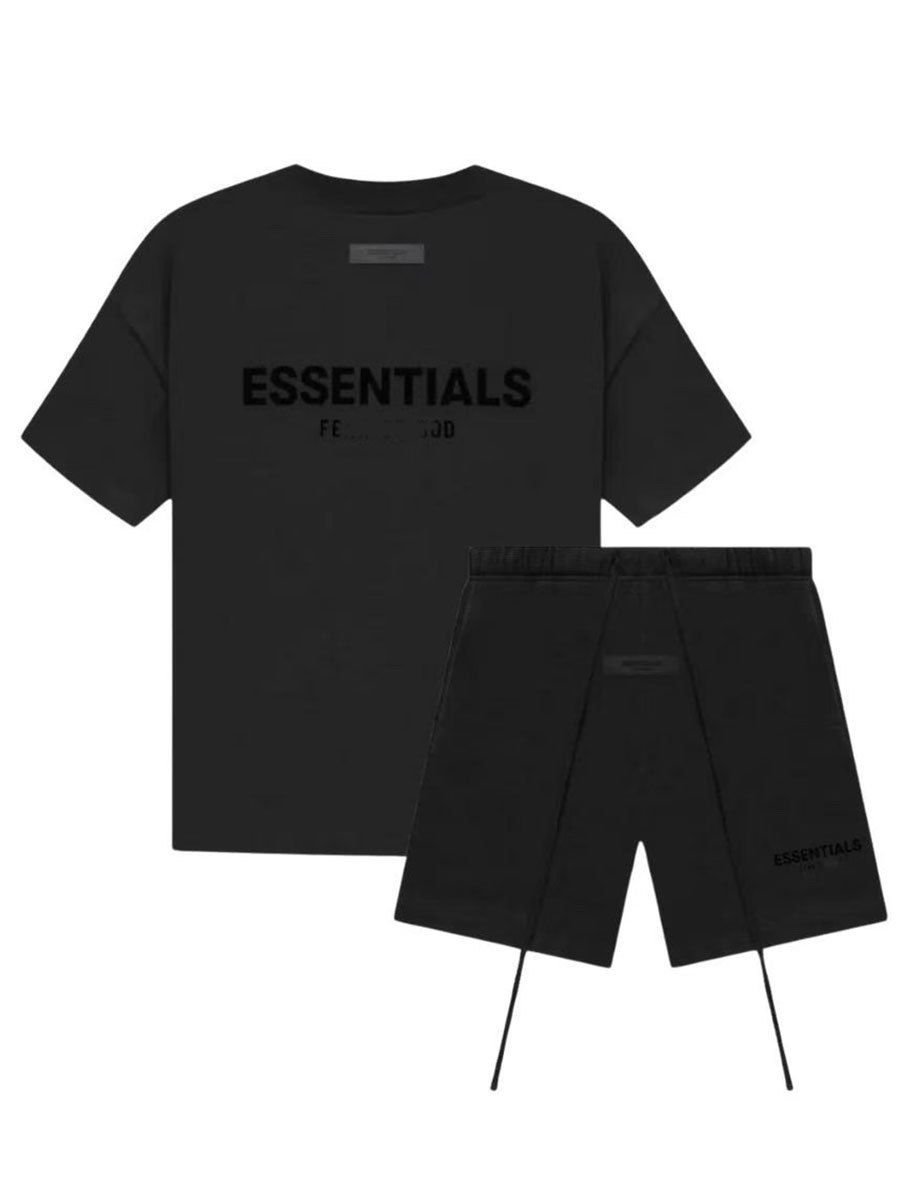 高端原厂复线ESSENTIALS短袖高街美式宽松情侣潮牌男女纯棉T恤批 11