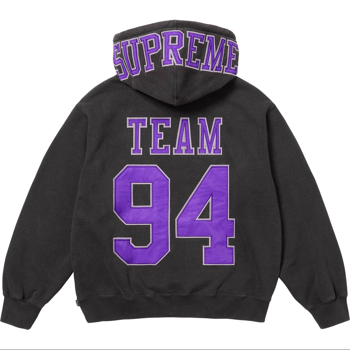 高版本supreme25SS 潮牌HOODED SWEATSHIRT 大LOGO加绒帽衫卫衣 40