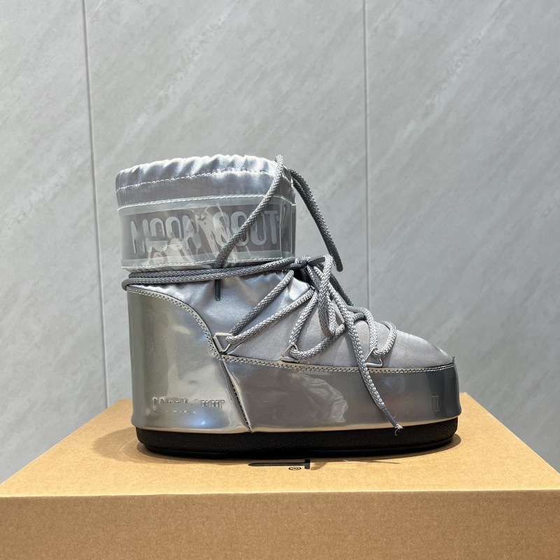 高定25ss秋冬新款月亮靴雪地靴系列内增高防滑保暖丑萌滑雪鞋短靴 68