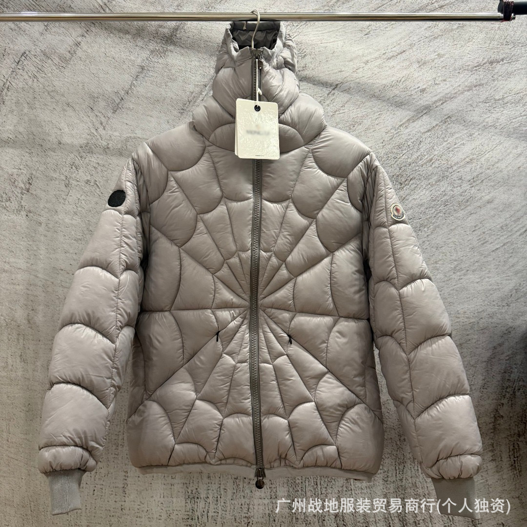 跨境高版本外贸M玛雅黑色经典羽绒服白鸭绒舒适保暖防寒连帽外套 23