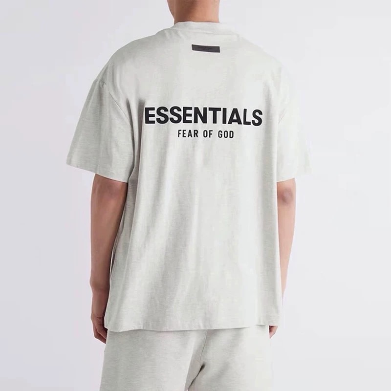 高端原厂复线ESSENTIALS短袖高街美式宽松情侣潮牌男女纯棉T恤批 4