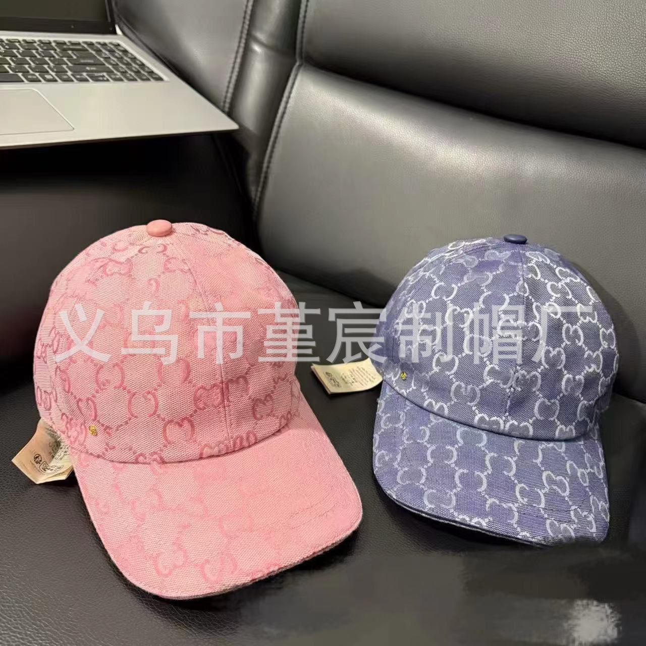 高端货金典款小标提花字母棒球帽男女欧美跨境时尚百搭鸭舌帽遮阳 2