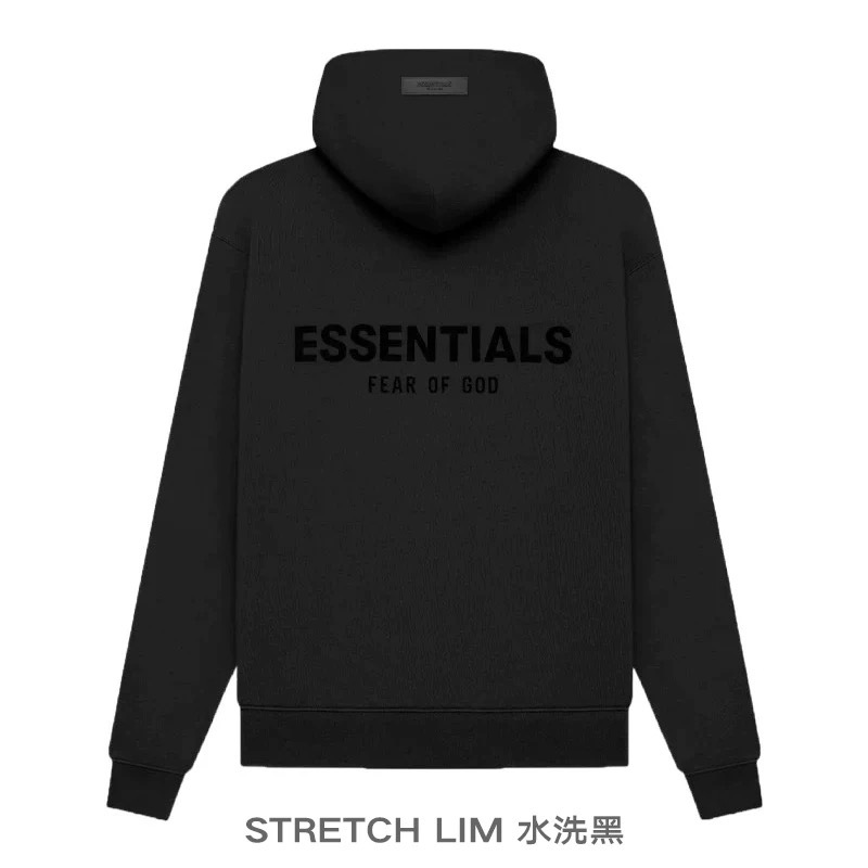 宁波FOG跨跨ESSENTIALSunf加绒宽松植绒印花休闲连帽卫衣 5