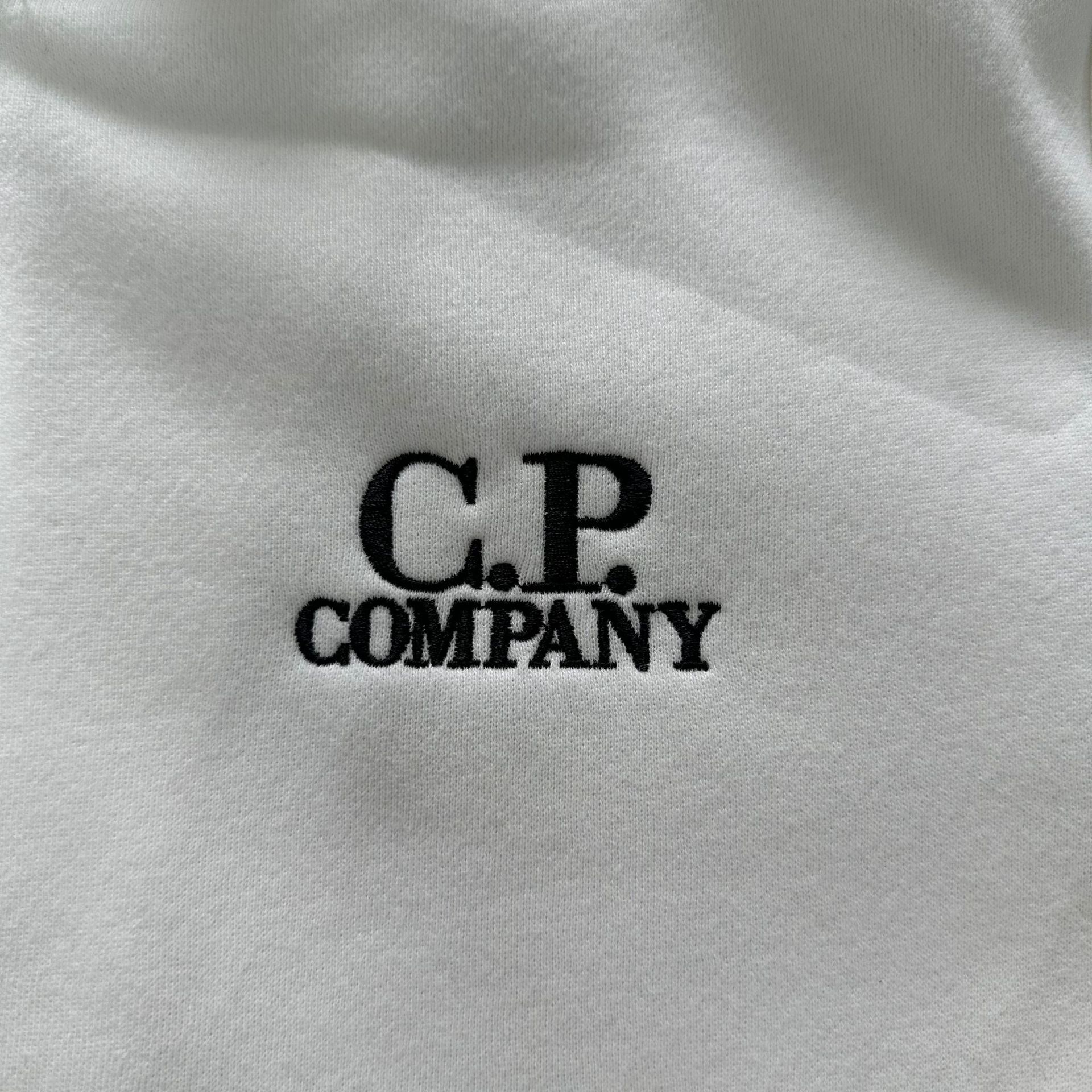 C.P跨境工厂COMPANY开衫加绒卫衣镜片徽章刺绣字母欧美潮牌男女款 3